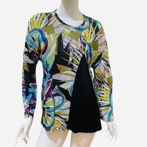 Versace Collection Lazlo Geometric Blouse Large